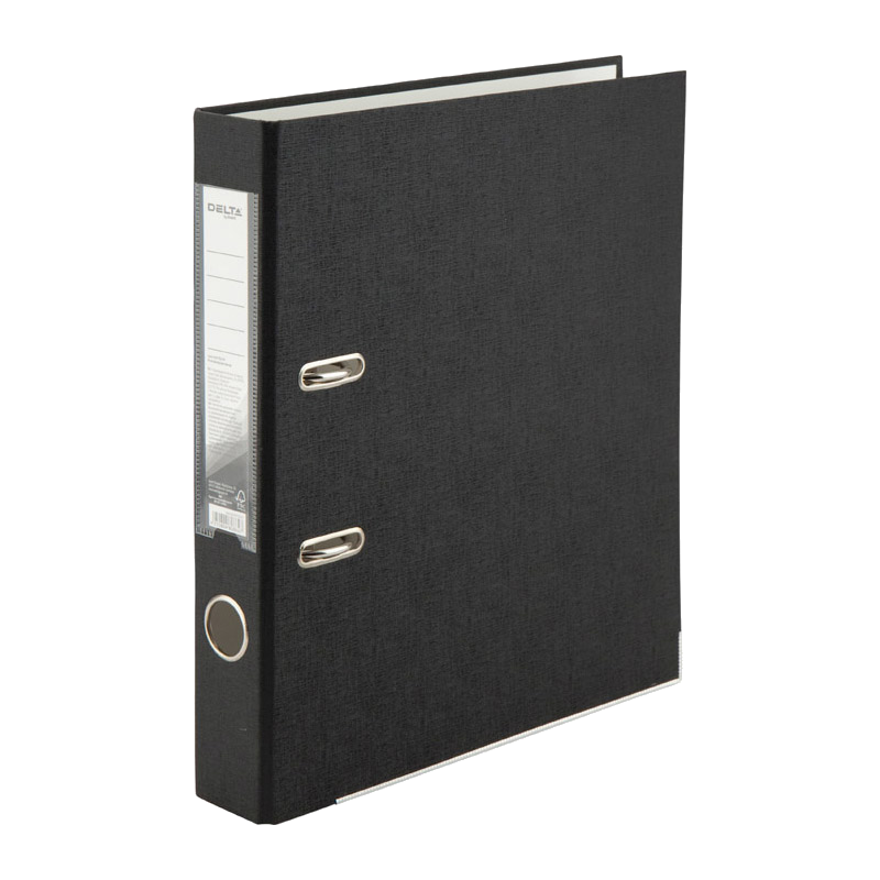 Папка-реєстратор DELTA (D1713-01C) А4, 50 мм, чорна